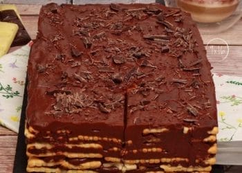 Tort de biscuiți cu cremă de ciocolată (de POST)🙏