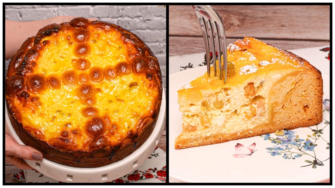 🥮 ✨ Pască tradițională cu brânză dulce și stafide 🍊 🥚