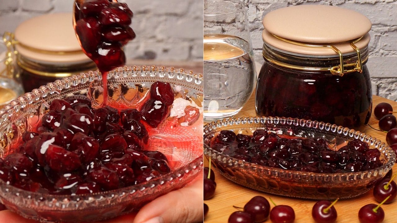 🍒 ✨ Dulceață de vișine - Aromă intensă și culoare vibrantă! ✨ 🍒